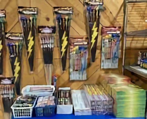 Toad Frog Alley Fireworks